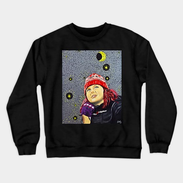 The Girl Who Waited Crewneck Sweatshirt by jephwho